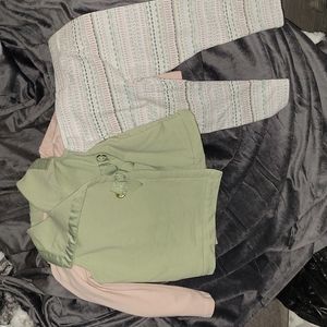 3 piece long sleeve matching set